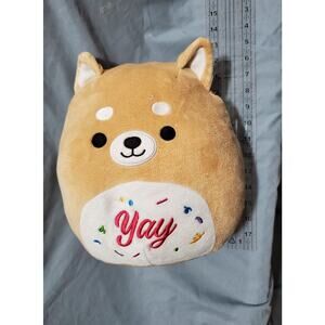 Squishmallows Kellytoy 10in ANGIE the Dog YAY Happy Birthday Edition Chihuahua,